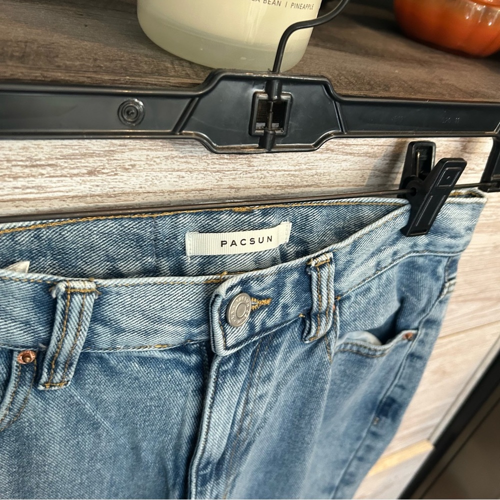 PacSun Light Blue Flare Jeans - Picture 4 of 6